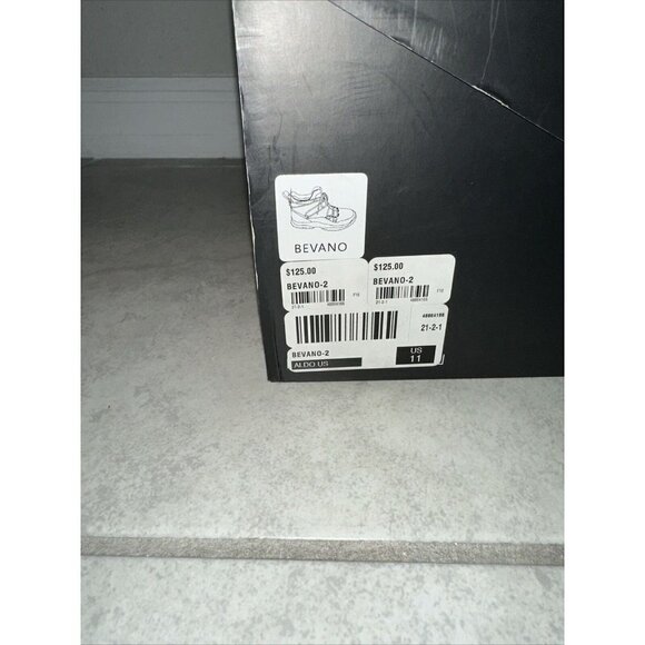 Aldo Men's Black and Blue Sneakers - Picture 2 of 7